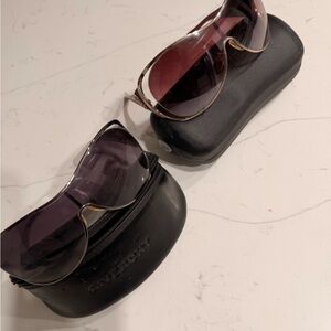 Givenchy Burgundy and Gold Sunglasses and White LM